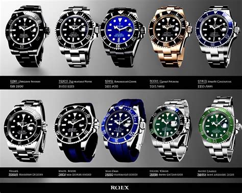 rolex submariner kombinasi|Rolex Submariner model years.